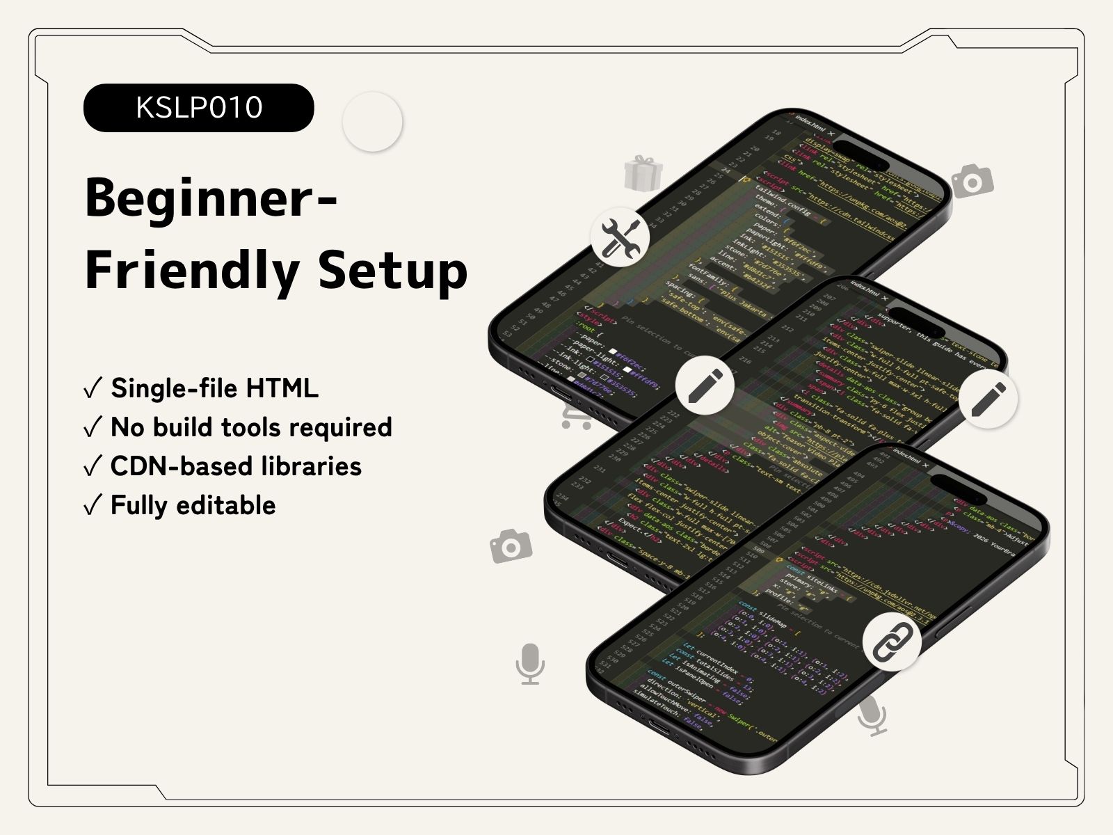 KSLP010 | Live Stream & Merch Drop Landing Page Template