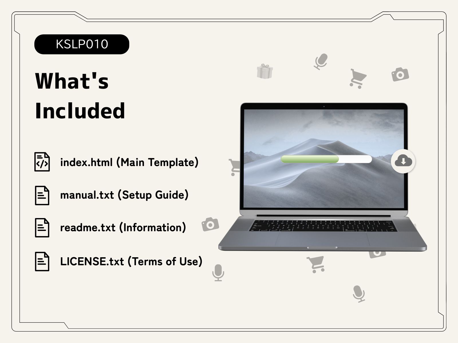 KSLP010 | Live Stream & Merch Drop Landing Page Template