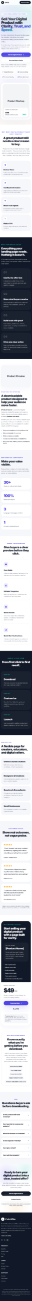 KSLP013 | Free Digital Product Landing Page Theme