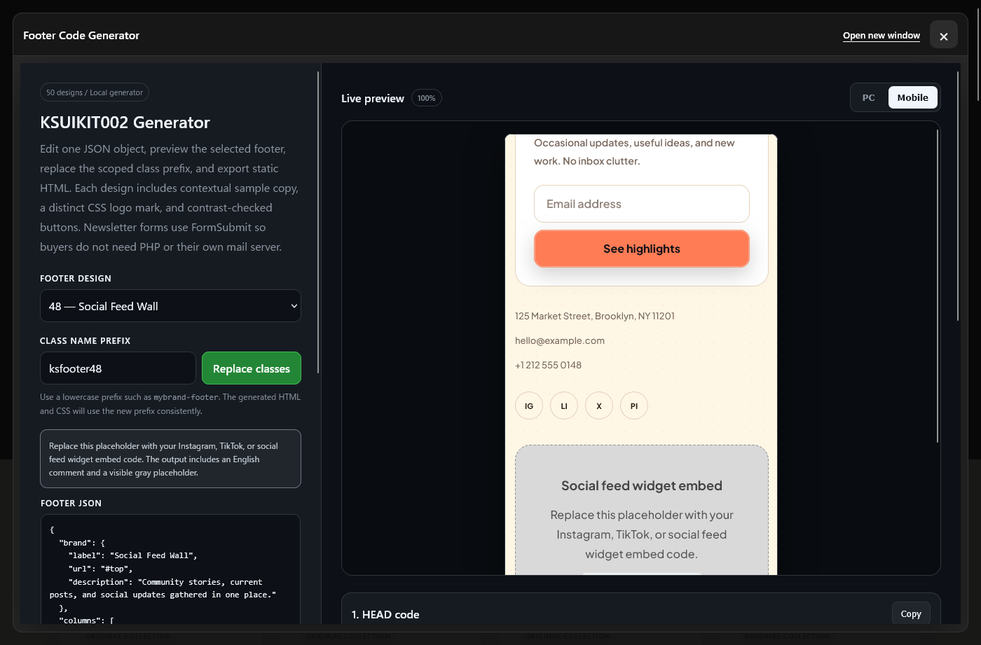 KSUIKIT003 | 50 Responsive Hero Sections HTML UI Kit